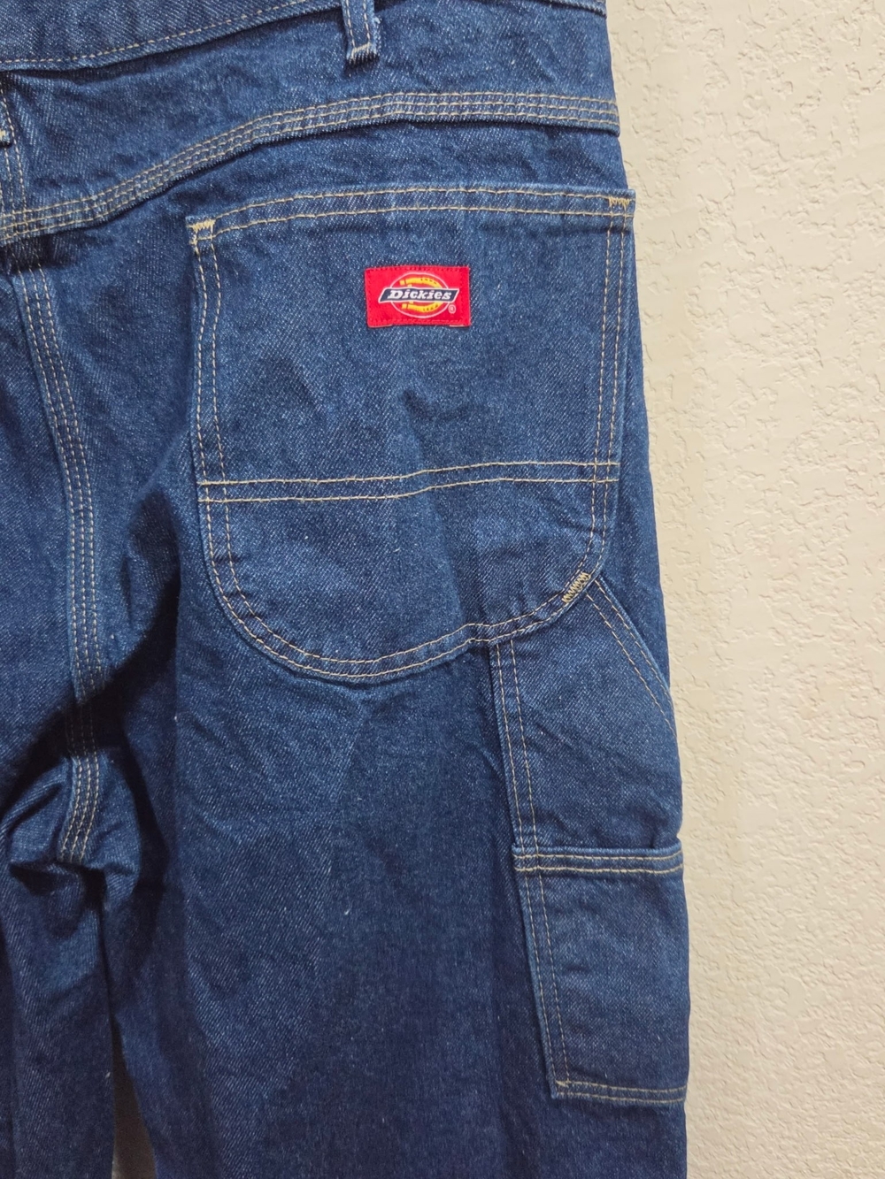 Dickies Men's Dark Blue Relaxed Fit Work Jeans